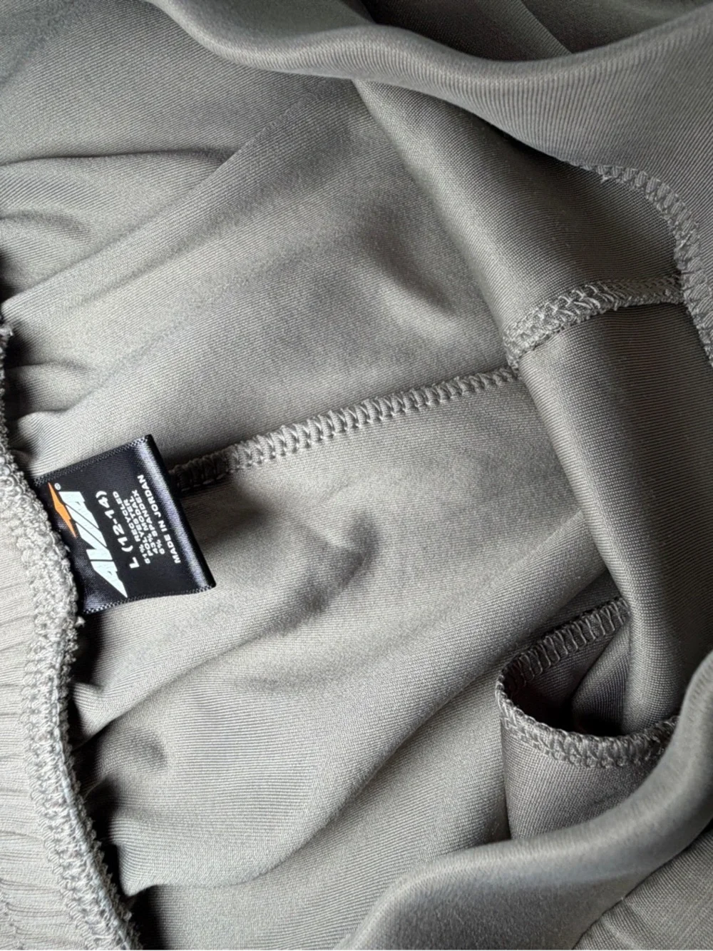 Avia Taupe Full-Zip scuba quarter zip pullover and joggers - Picture 9 of 13
